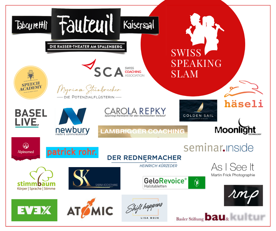 Sponsoren Swiss Speaking Slam 2025 Sponsoren Swiss Speaking Slam 2025