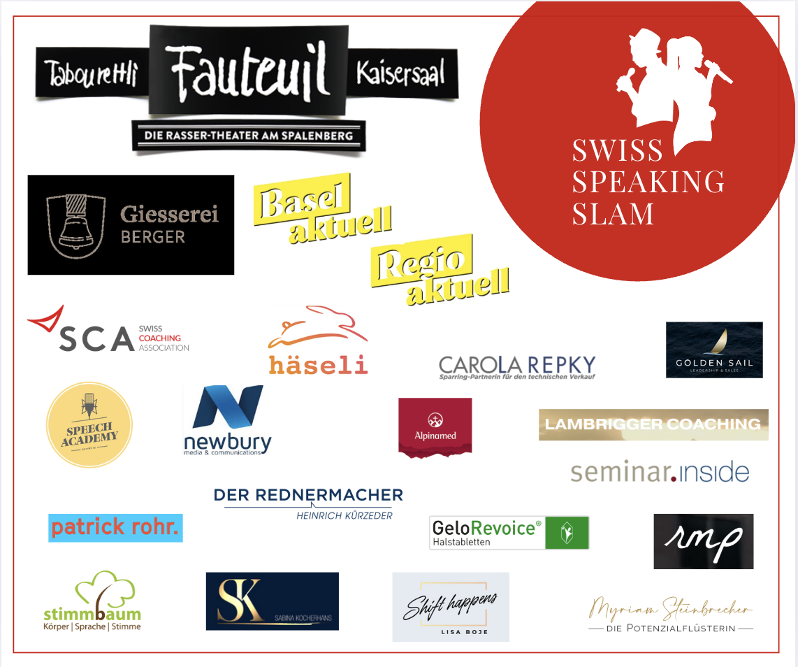 Sponsoren Swiss Speaking Slam Sponsoren Swiss Speaking Slam